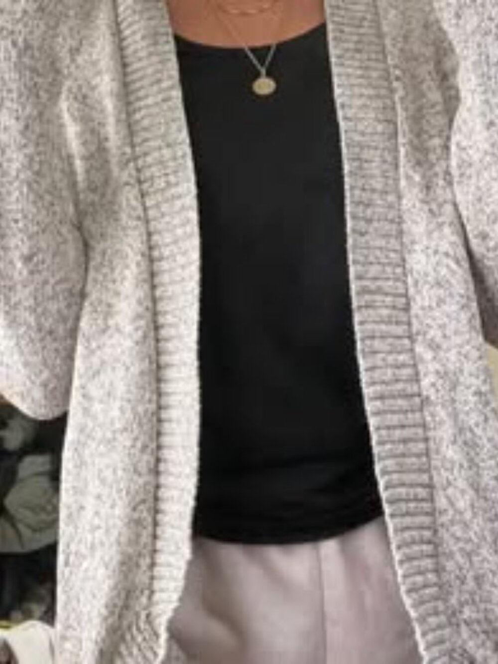 Olsen Europe Open-Front Knit Cardigan – S-M / 8